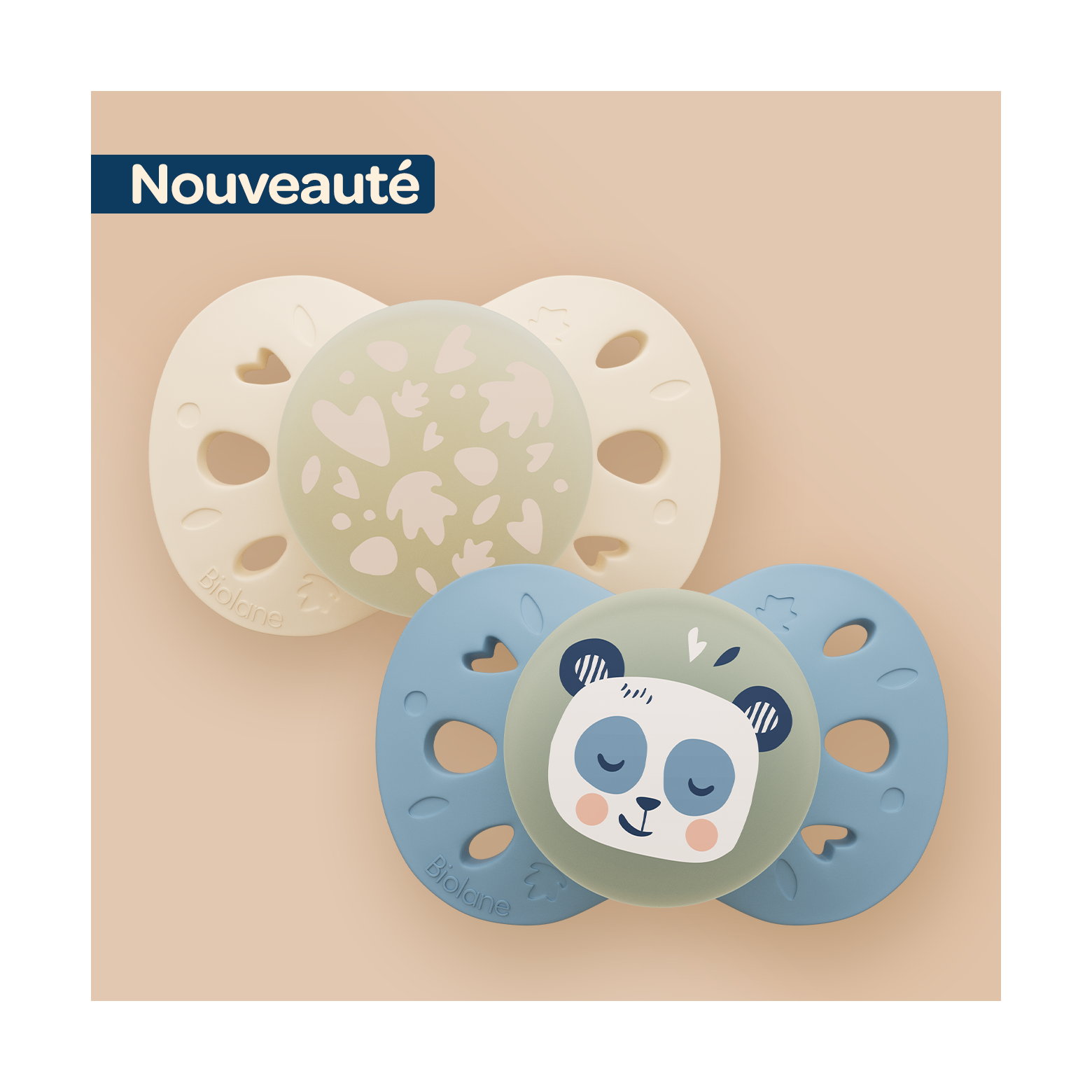 Lot De 2 Sucettes Nuit Anatomiques Animaux