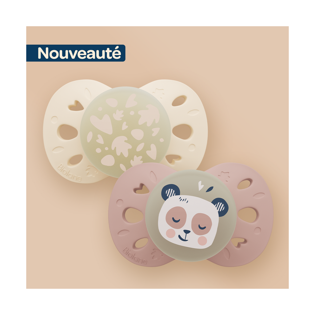 Lot De 2 Sucettes Nuit Anatomiques Animaux