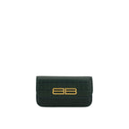 Balenciaga Gossip Chain Clutch Bag - Green - Femme