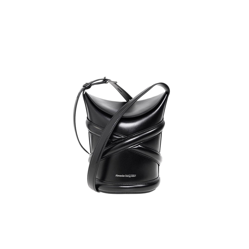 Alexander Mcqueen The Curve Shoulder Bag - Black - Femme