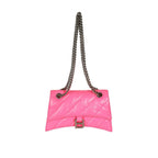Balenciaga Crush Small Chain Bag - Fuchsia - Femme