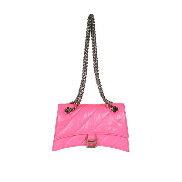 Balenciaga Crush Small Chain Bag - Fuchsia - Femme