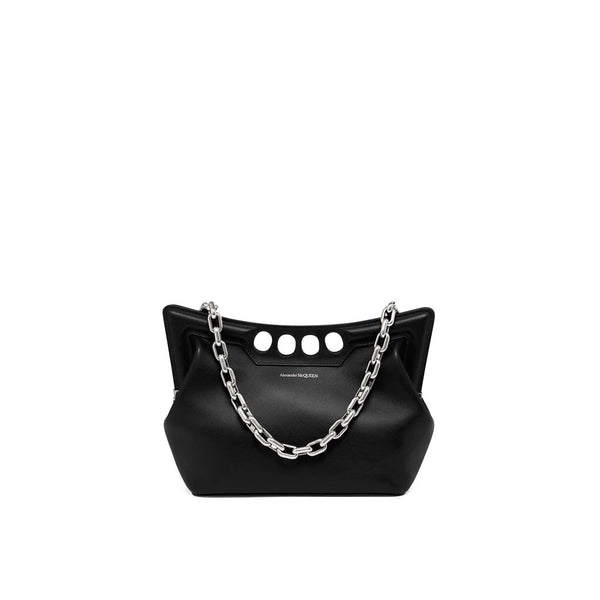 Alexander Mcqueen The Peack Leather Bag - Black - Femme