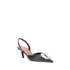 Escarpins - Amina Muaddi Camelia 60 Slingback - Black