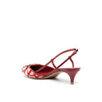 Escarpins Valentino Garavani Toile Iconographe - Red - Femme