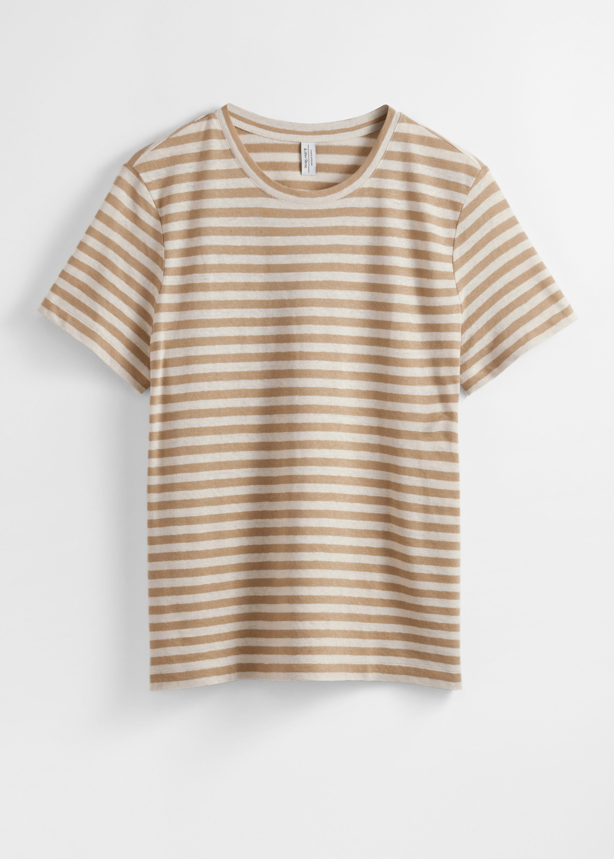 T-Shirt Pa Jolene En Lin Beige Pour Femme