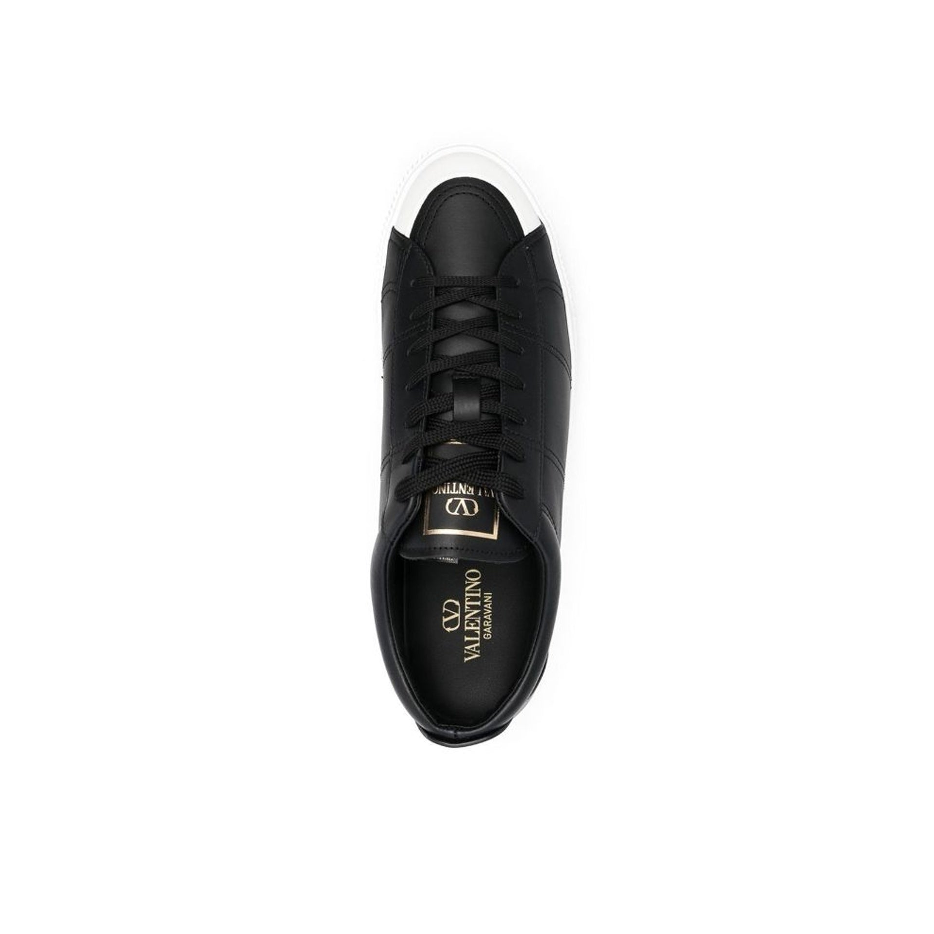 Sneakers - Valentino Garavani Leather - Black