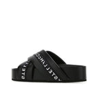 Mules Stella Mccartney Logo - Black - Femme