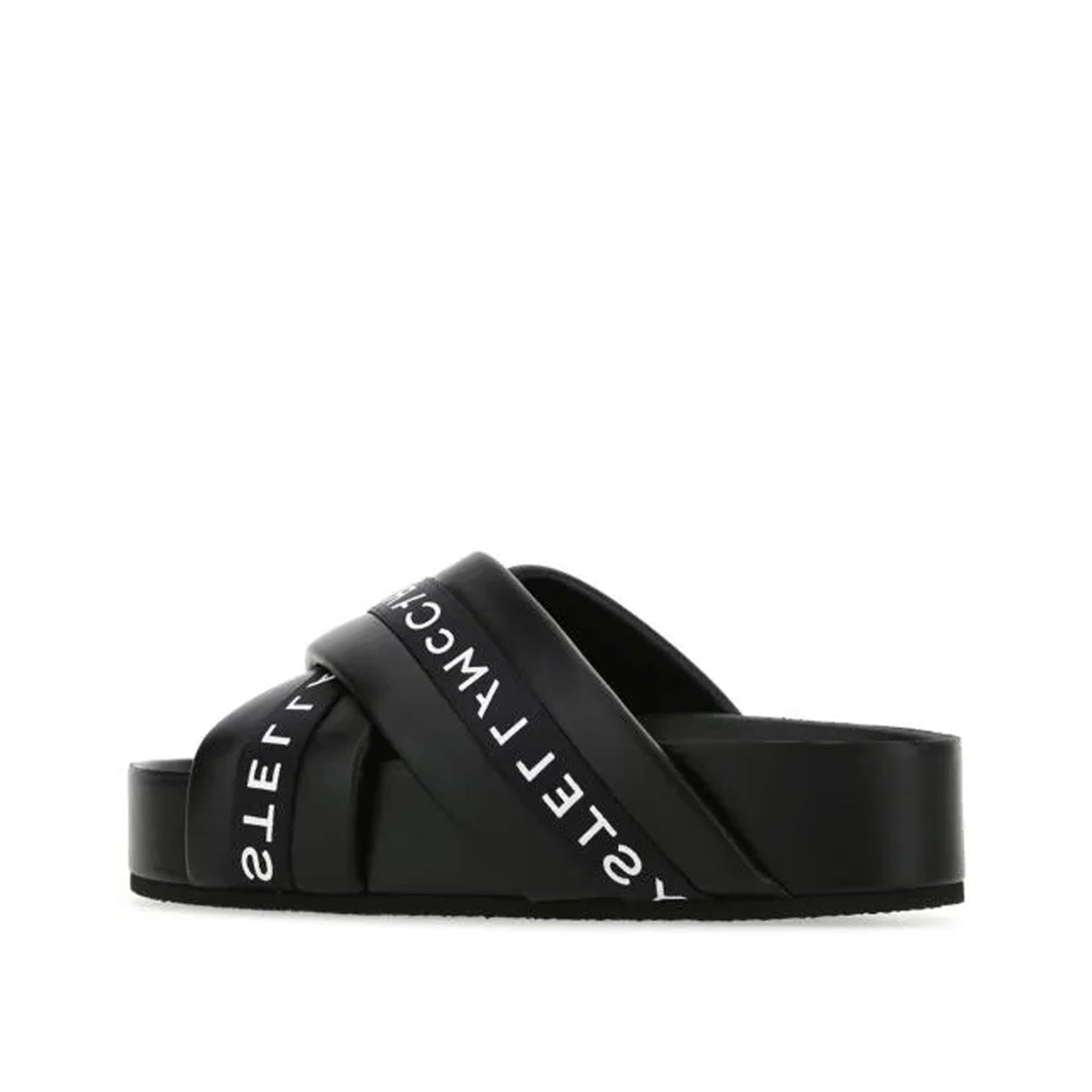 Mules Stella Mccartney Logo - Black - Femme