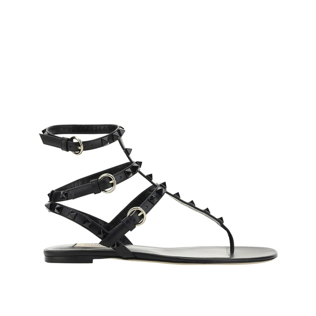 Sandales Valentino Garavani Rockstud Flip-Flop - Black - Femme