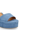 Chloé Platform Sandals - Blue - Femme