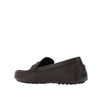 Mocassins Fendi Leather Monogram - Brown - Homme