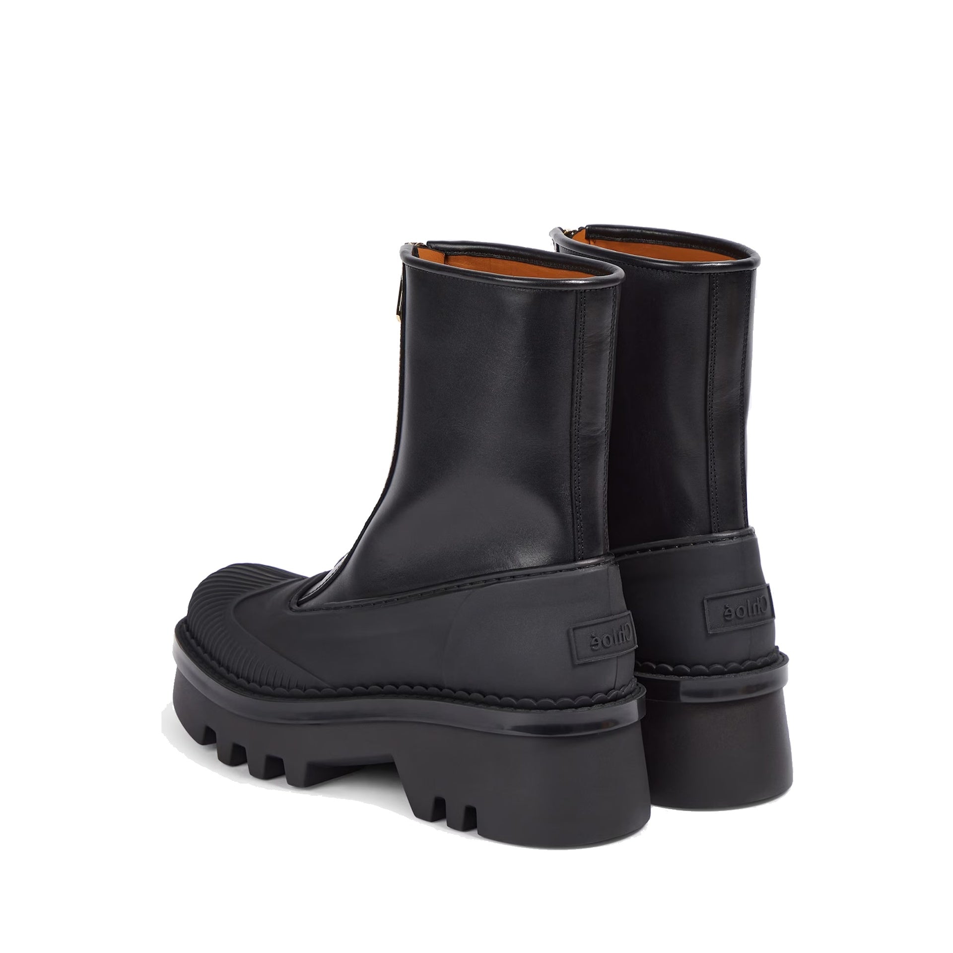 Bottes Chloé Raina Leather - Black - Femme