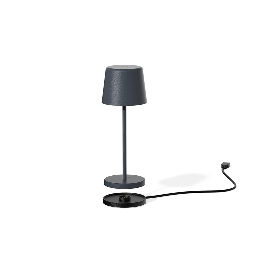 Kelly Mini - Lampe De Table Sans Fil - Acier - Gris Anthracite