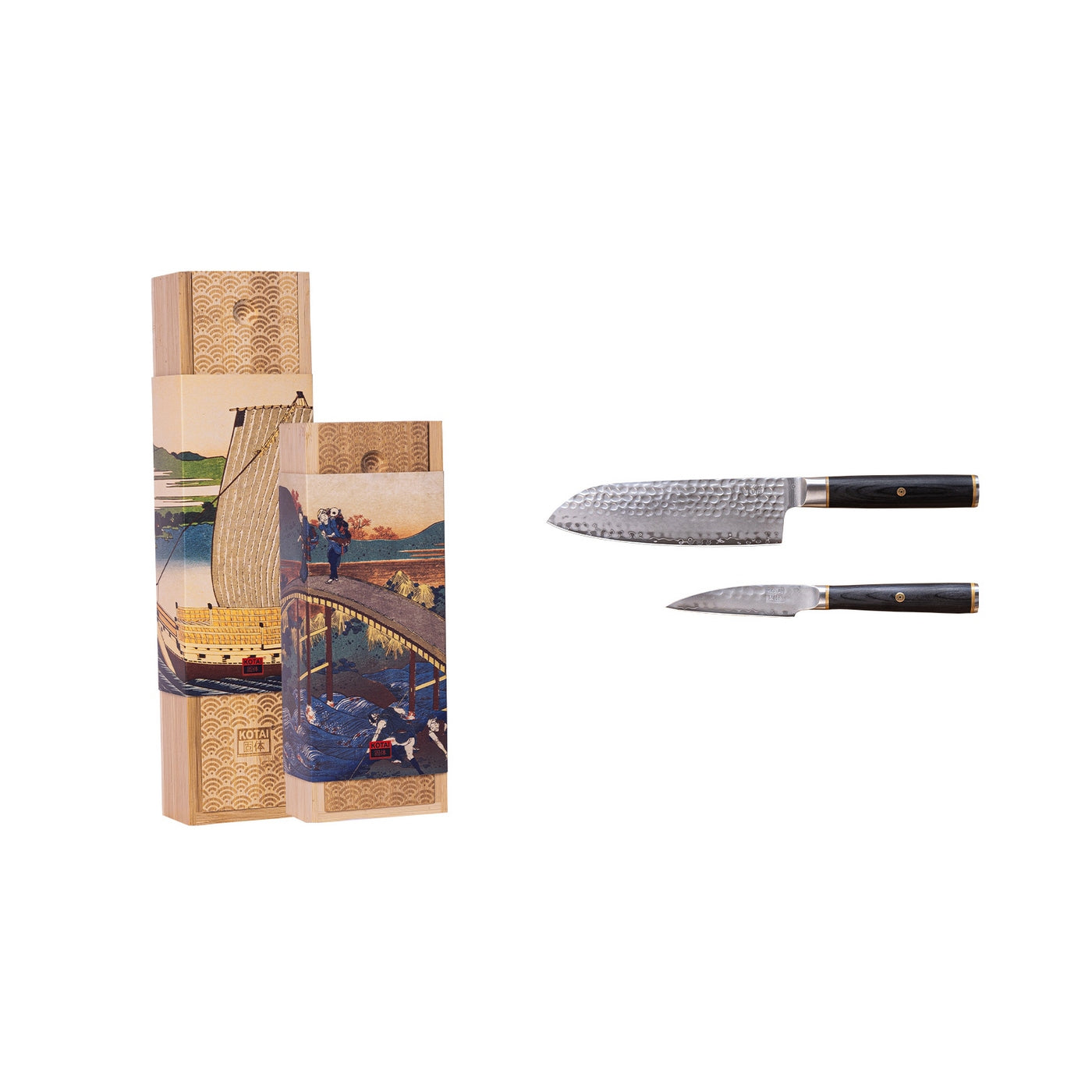 Collection Pakka San-Mai - Set de Base : 2 couteaux