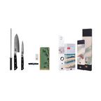 Collection Hashi Tsuchime - Set de Base Deluxe 4 pièces - 2 couteaux + 2 accessoires