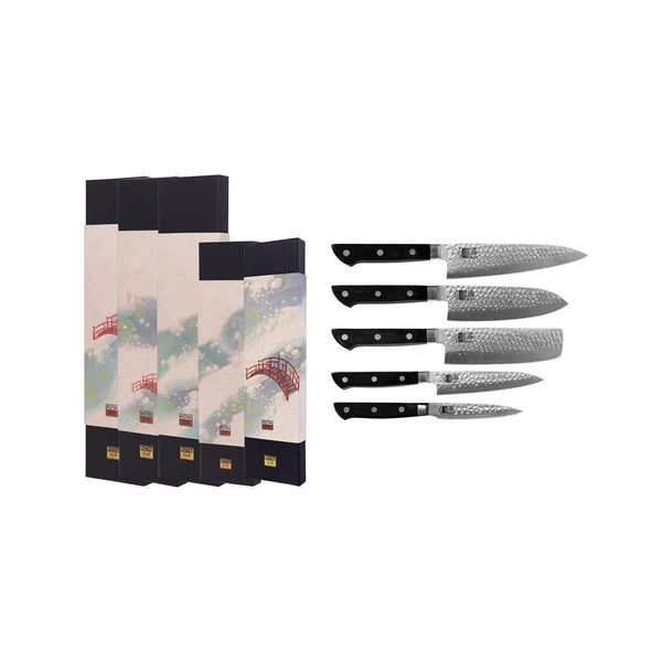Collection Hashi Tsuchime - Set Complet 5 couteaux