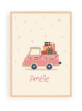 Affiches Personnalisées - Voiture De Noël