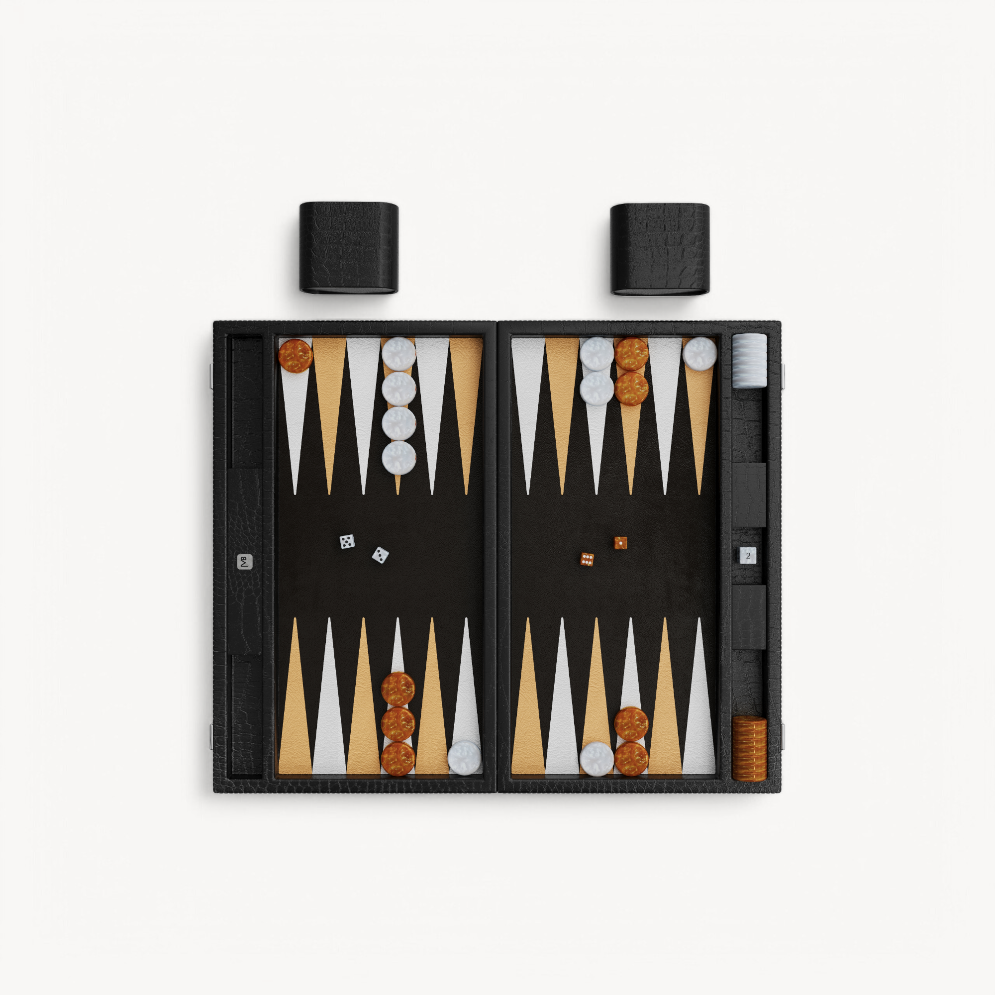 Signature Alligator Backgammon