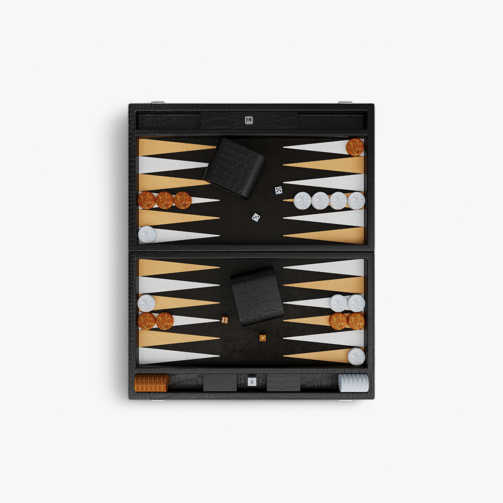 Signature Alligator Backgammon