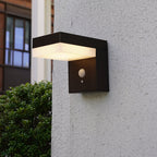 Cenova - Applique Solaire Décorative - Acier - Noir