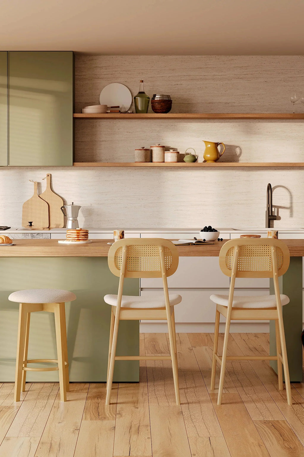Tabouret De Bar Maria - Beige