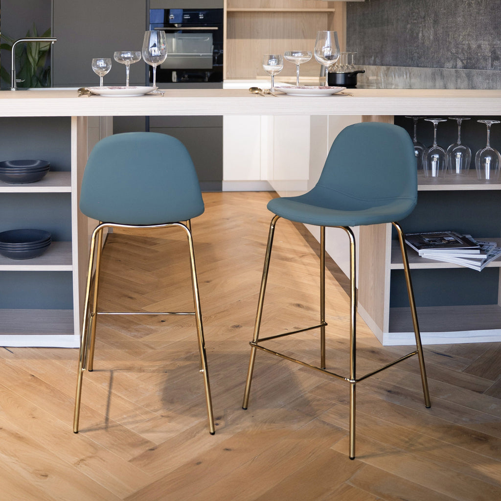 Lot De 2 Tabourets De Bar Henrik - Vert