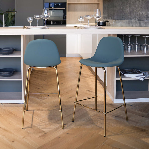 Lot De 2 Tabourets De Bar Henrik - Vert