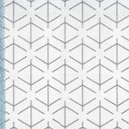 2 Housses Pour Vêtement Blanc Et Bleu - H120 cm - Blanc