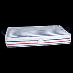 Lot De 2 Housses Rayures Sous Lit - 69L - Blanc
