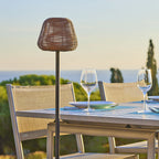 Boheme Tall - Lampadaire Sans Fil - Polyrotin - Marron