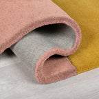 détails du tapis lozenge couleurs pastels#couleur_pastel