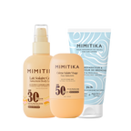 TRIO Lait solaire SPF30 + Crème visage SPF50 + Lait Prolongateur de Bronzage