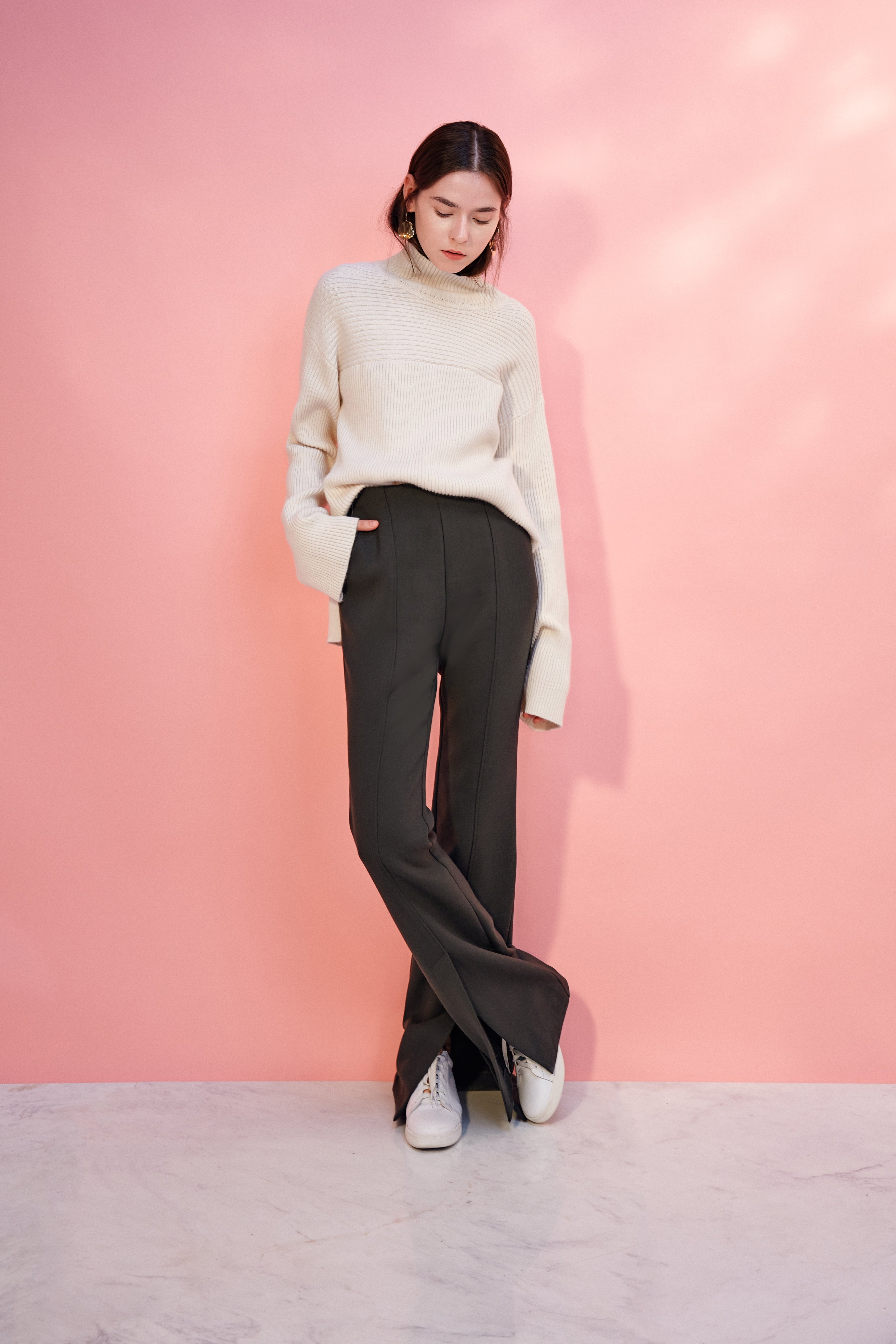 Lily - Pantalon - Vert Algue