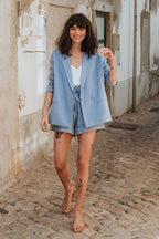Veste Ezekiel Lin Bleu