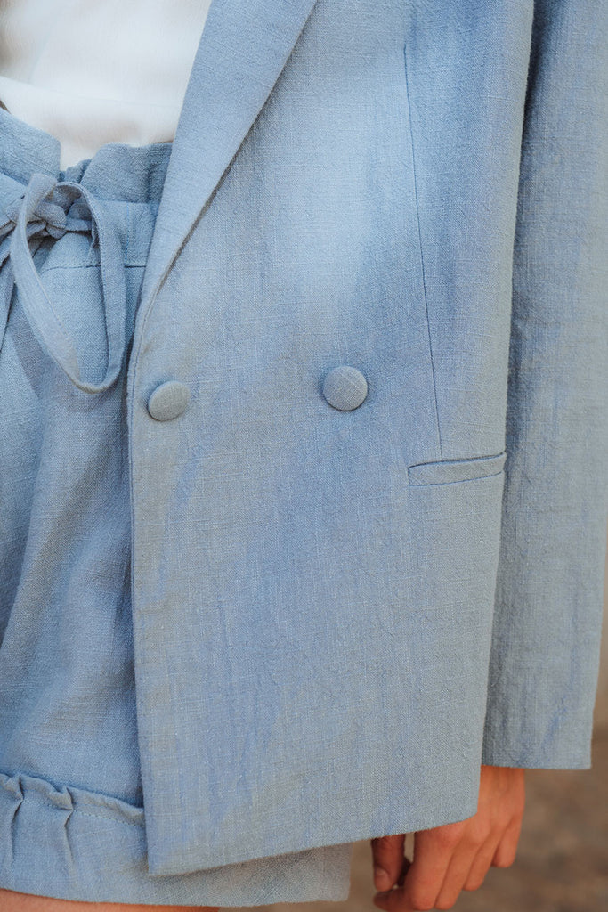 Veste Ezekiel Lin Bleu