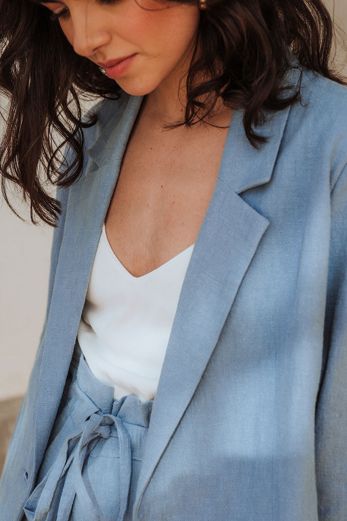 Veste Ezekiel Lin Bleu