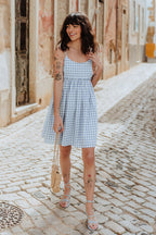 Robe Léoline Vichy Bleu