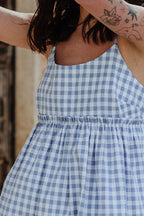 Robe Léoline Vichy Bleu