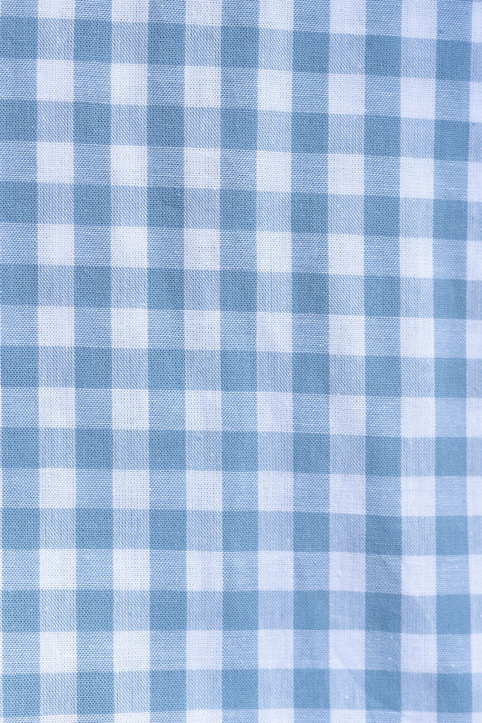 Blouse Georgia Vichy Bleu