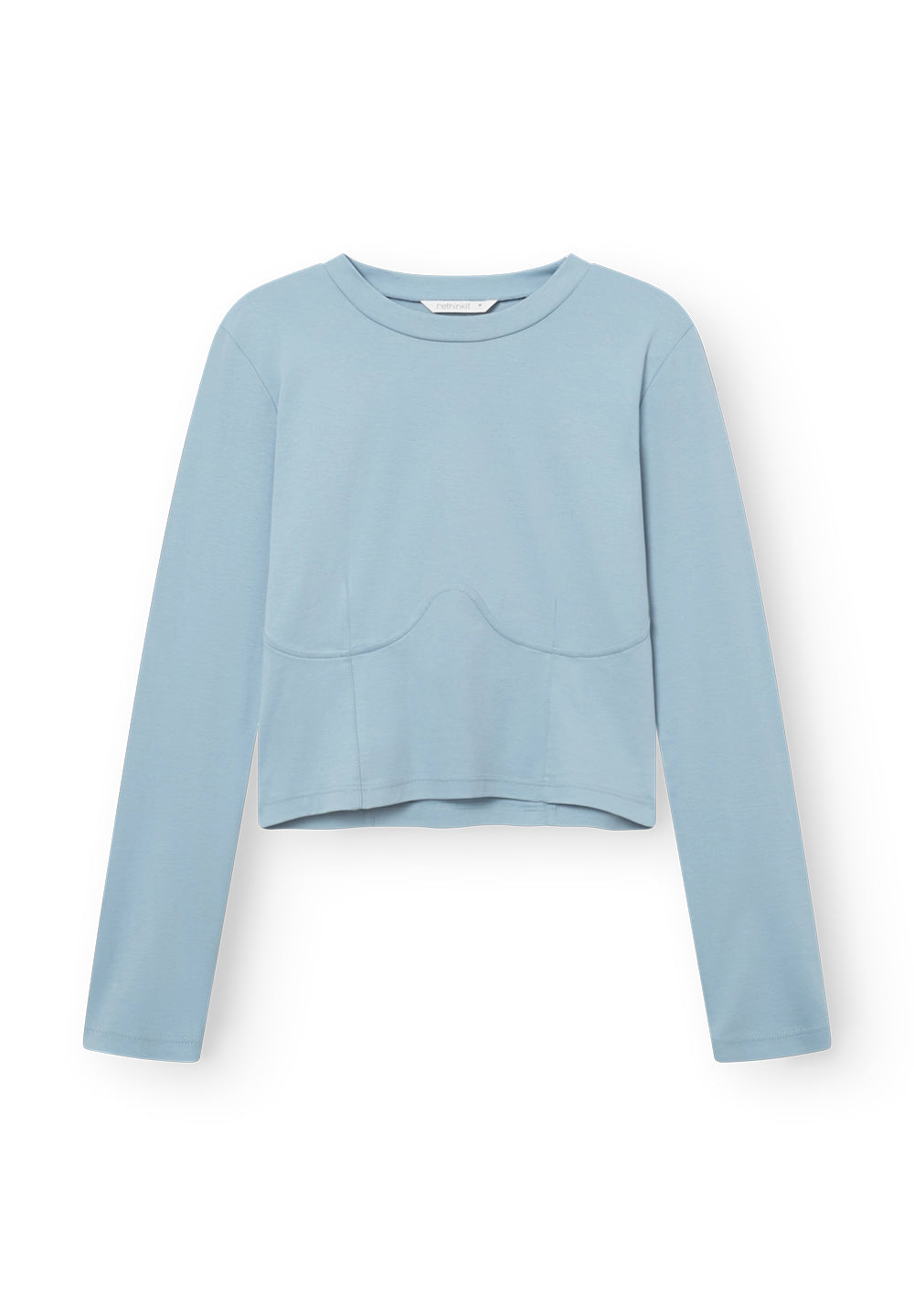 T-Shirt Courbé Nice - Frozen Blue