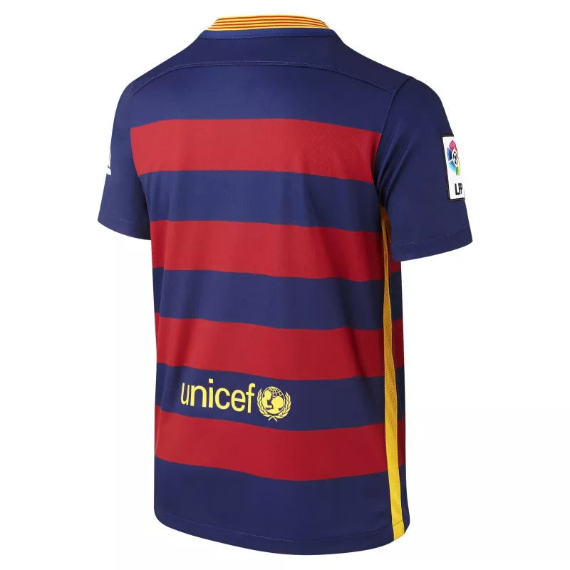 Maillot Nike Junior Fc Barcelona Stadium Home 2015/2016 - Bleu, Rouge.