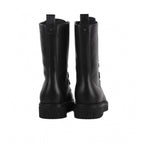 Bottes Valentino Garavani Combat Leather - Black - Homme