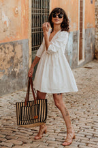 Robe Assia Lin Blanc