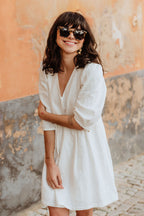 Robe Assia Lin Blanc