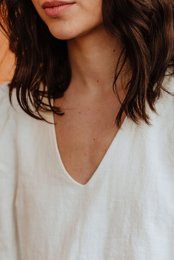 Robe Assia Lin Blanc