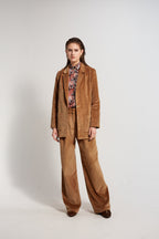 Blazer Sonny Crockett Large - Velours Caramel