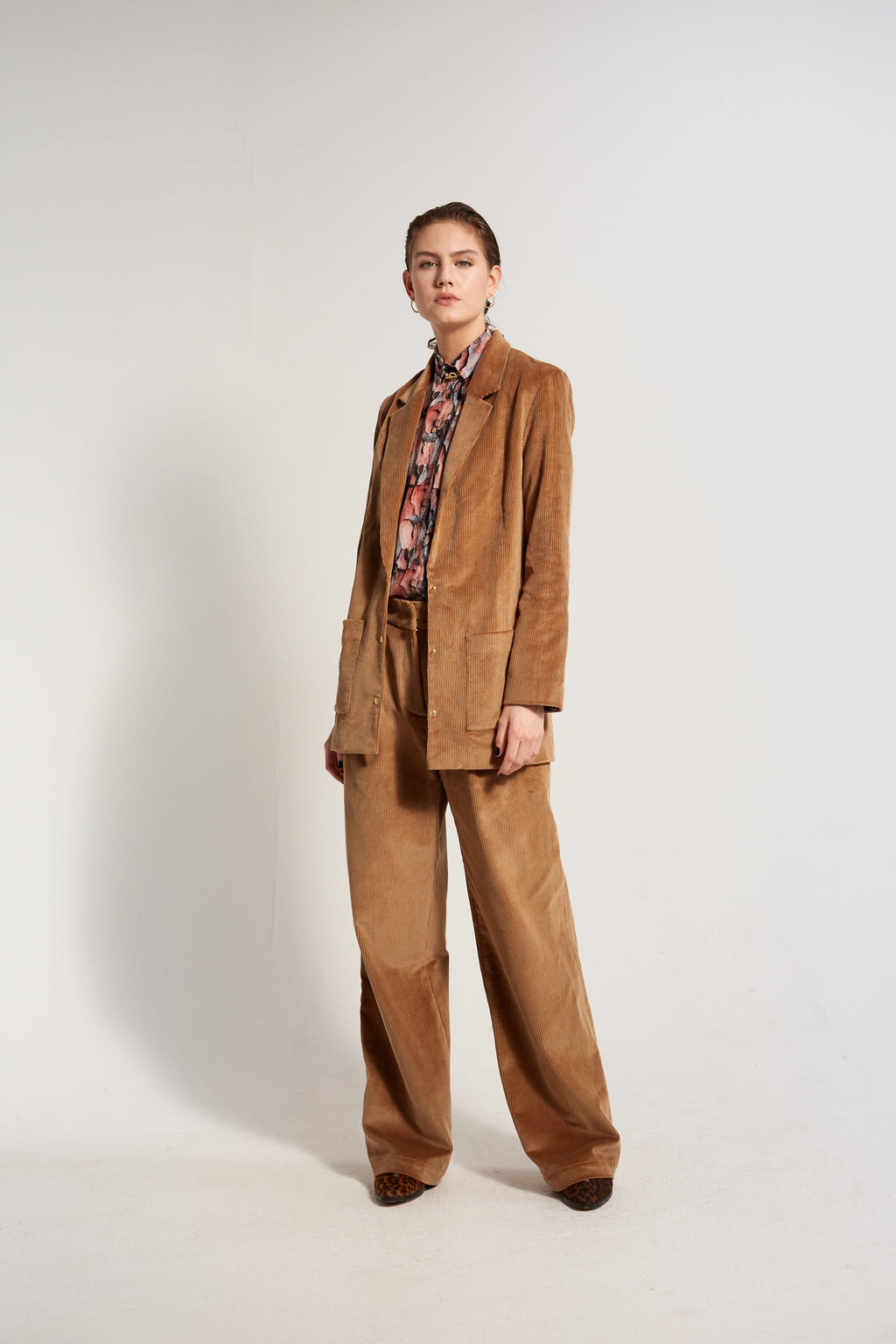 Blazer Sonny Crockett Large - Velours Caramel