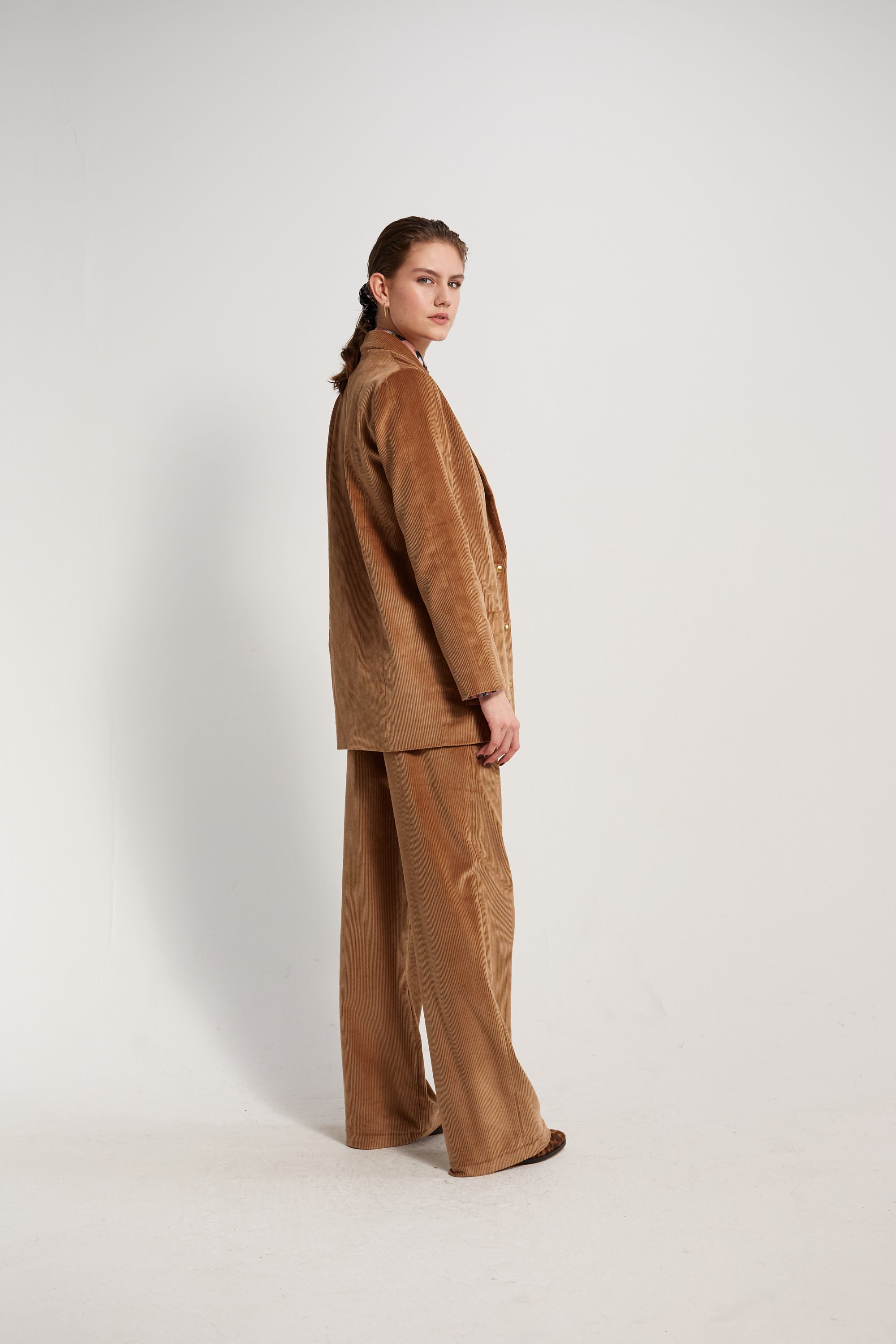 Blazer Sonny Crockett Large - Velours Caramel