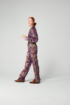 Ensemble Pyjama Ulysse En Imprimé Lichen Violet